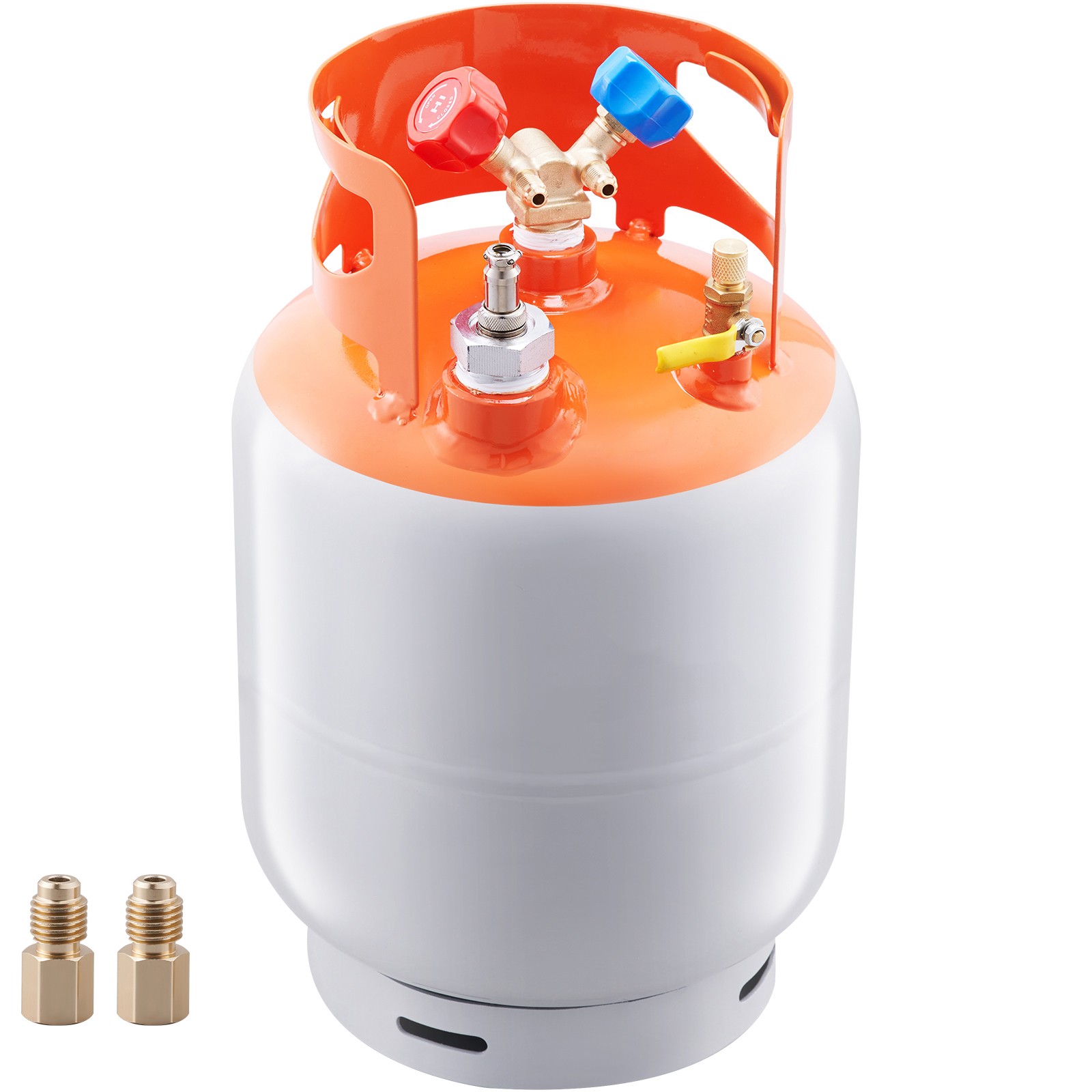 Coolant Flush Machine - Tabung Refrigerant Recovery Reclaim 30lb dengan