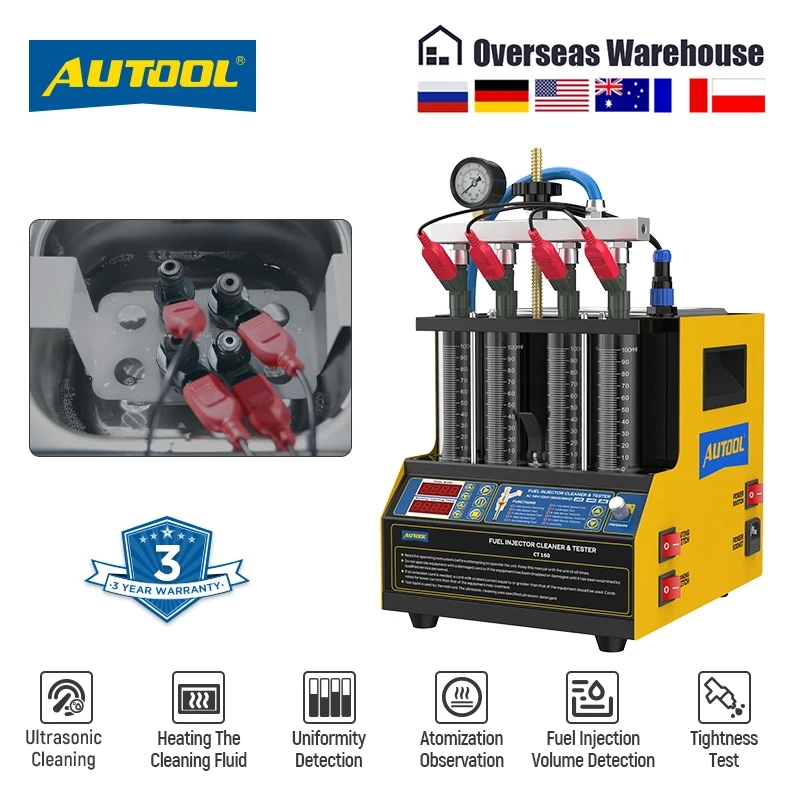 Fuel Injector Tester - ﻿ AUTOOL Pembersih & Penguji Injektor