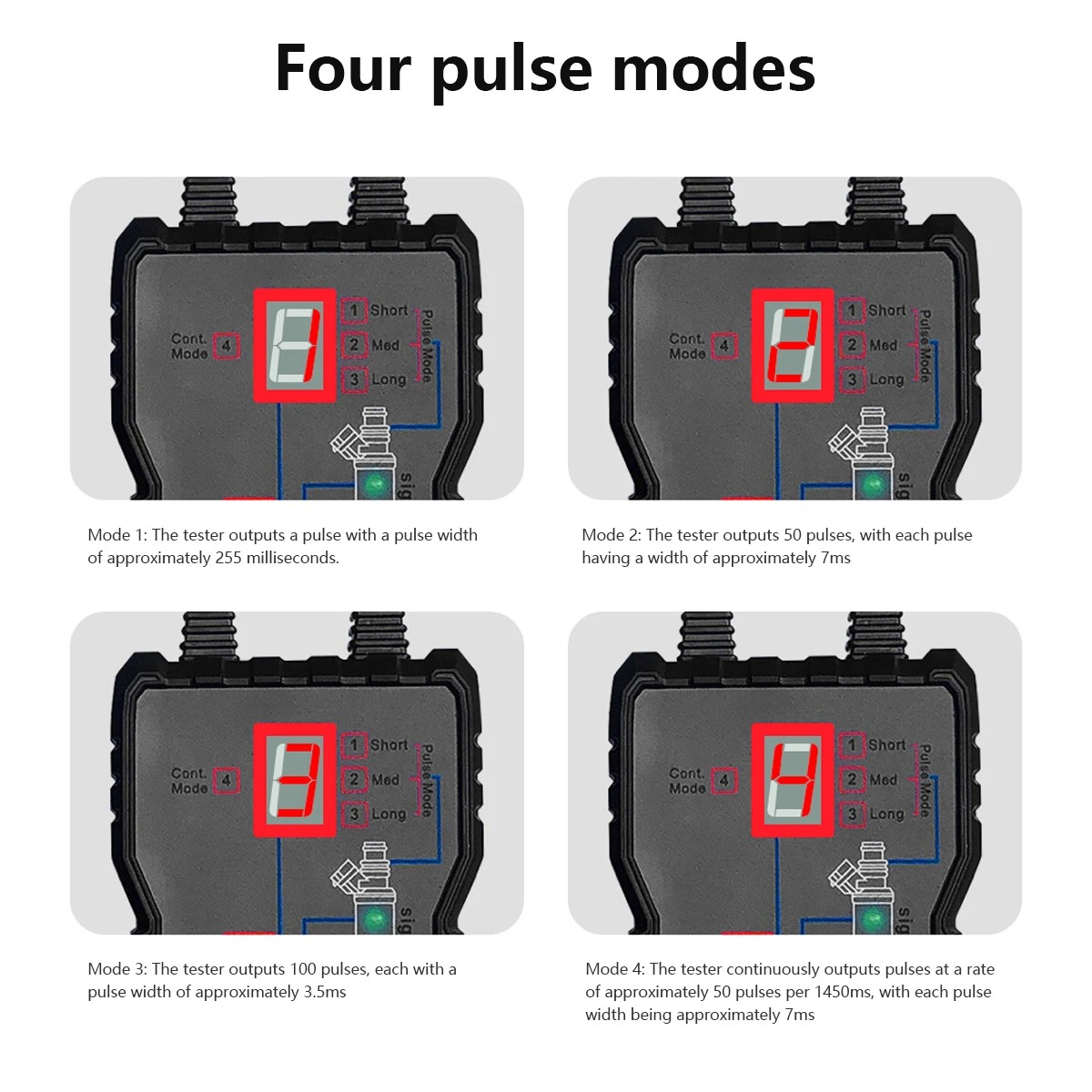 Alat Pemindai Sistem Bahan Bak - Fuel Injector Tester ulasan dan harga