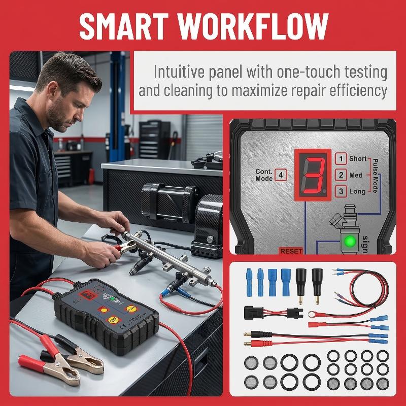 Alat Penguji dan Pembersih Inj - Fuel Injector Tester ulasan dan harga