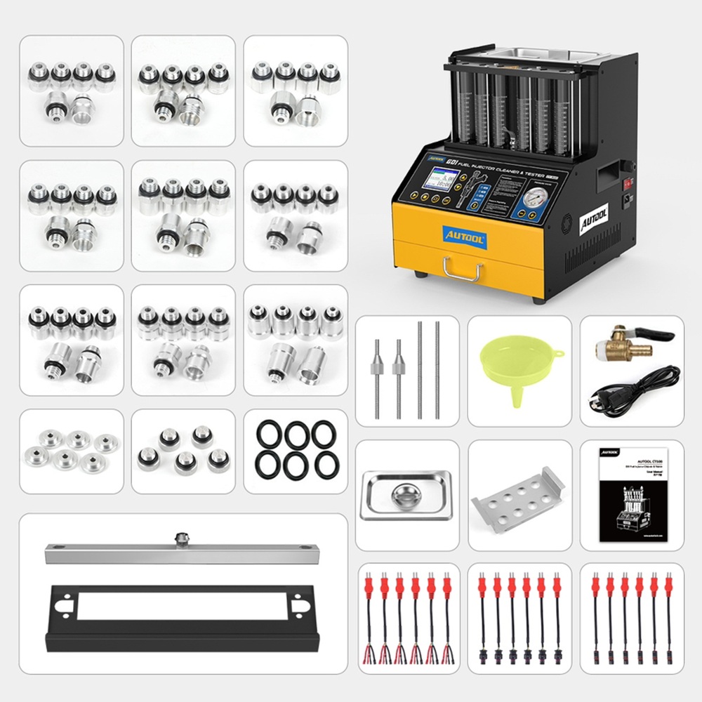 AUTOOL CT500 Mesin Pembersih d - Fuel Injector Tester ulasan dan harga